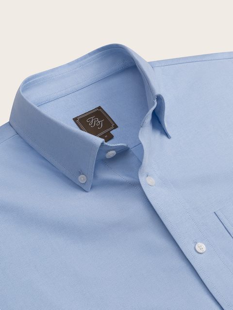 The Black Tux Oxford Shirt In Blue | Size: Small The Black Tux Oxford Shirt In Blue | Size: Small