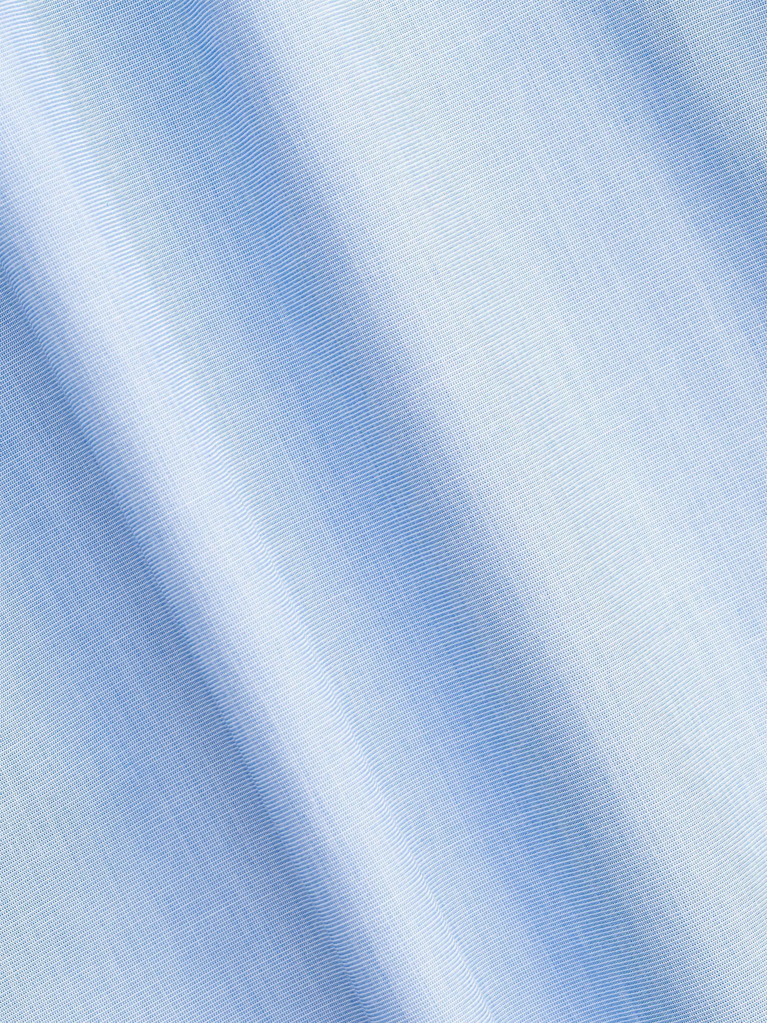 Blue Stretch Cotton Dress Shirt - Slim