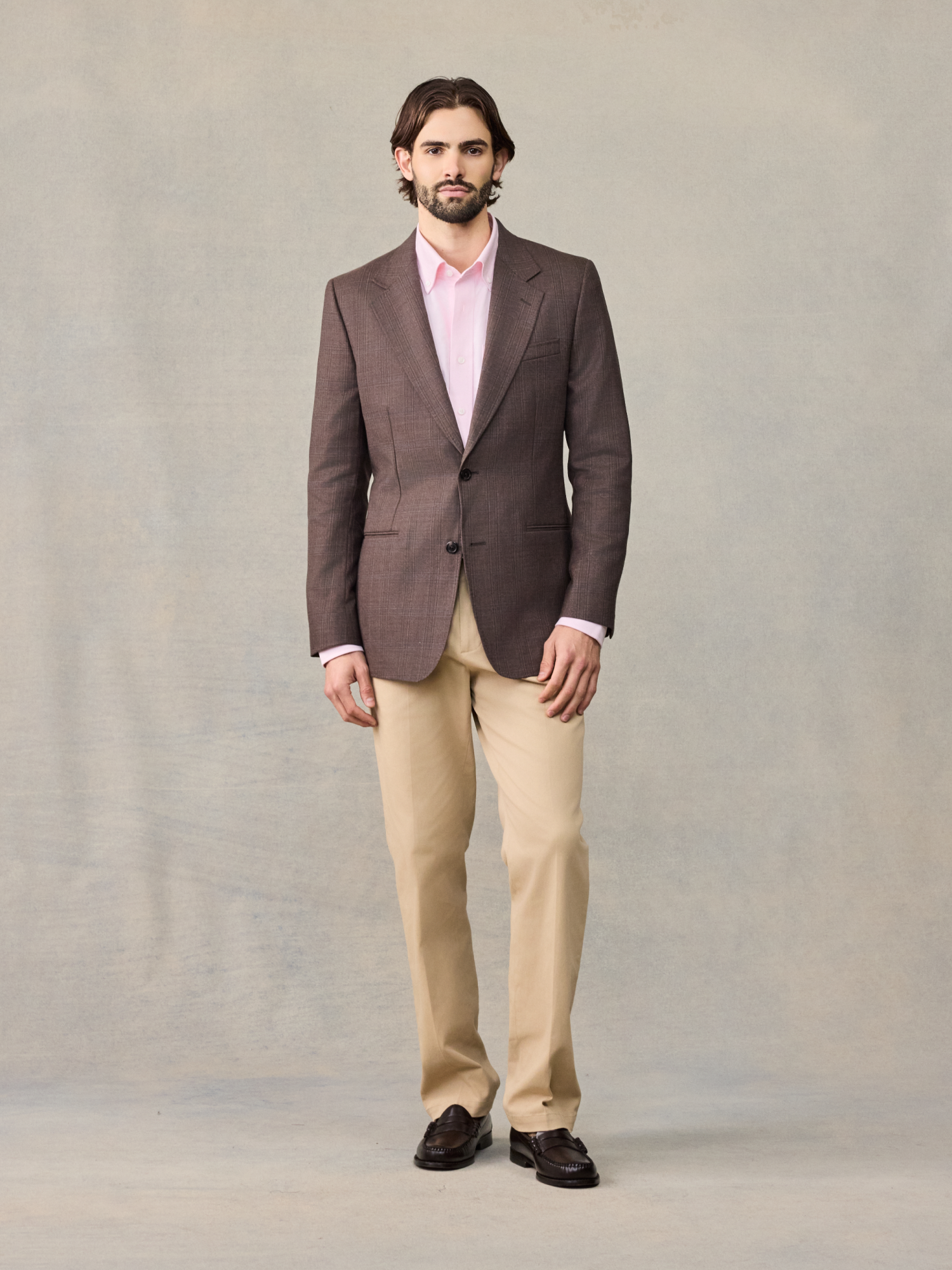 Brown Plaid Sportcoat