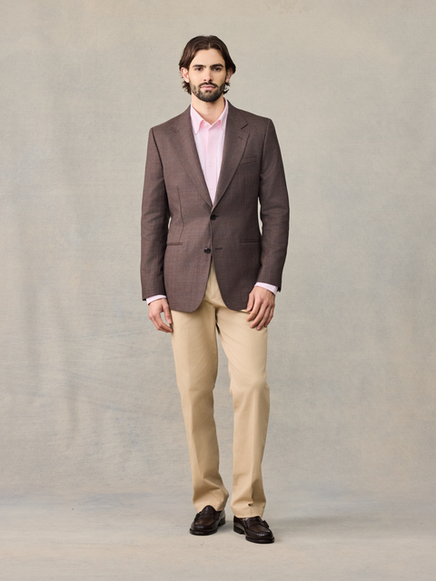 Brown Plaid Sportcoat