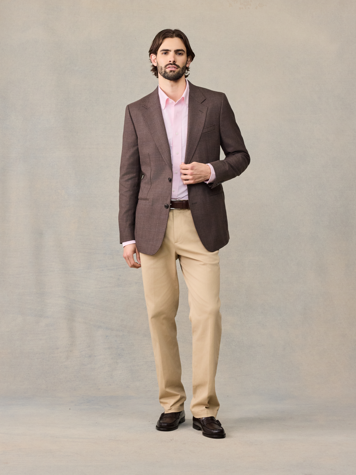 Brown Plaid Sportcoat
