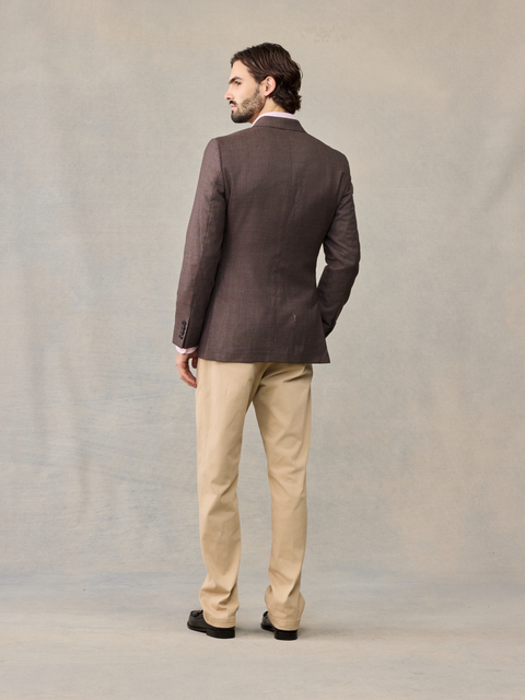 Brown Plaid Sportcoat