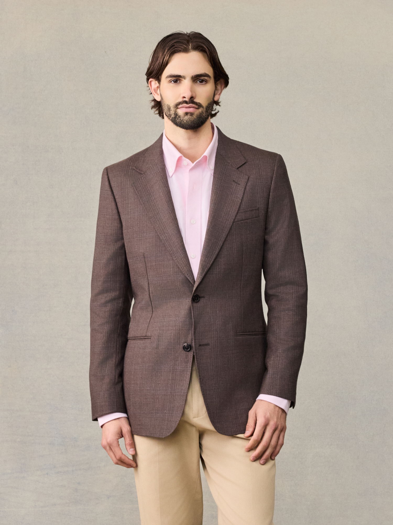 Brown Plaid Sportcoat