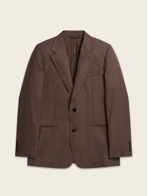 Brown Plaid Sportcoat
