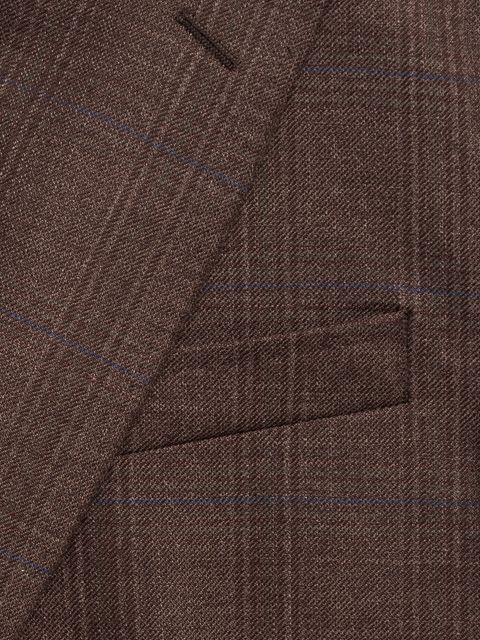 Brown Plaid Sportcoat