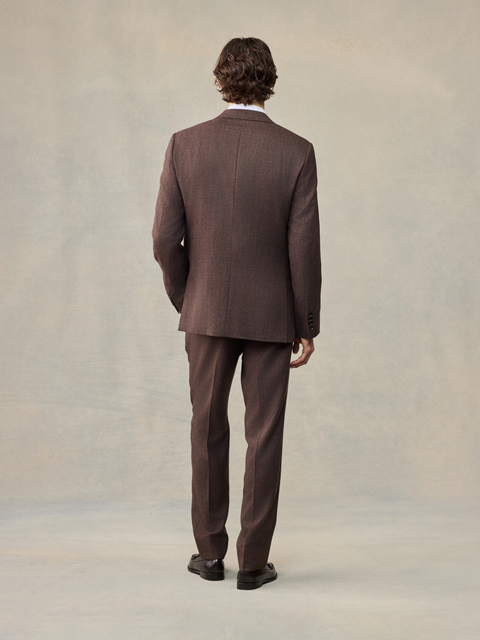 brown wool dress pants Wool Gabardine Pants