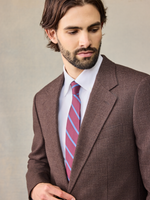 Brown Puppytooth Wool Suit