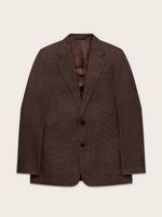 Brown Puppytooth Wool Suit