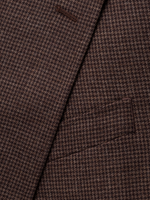 Brown Puppytooth Wool Suit