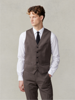 Brown Suit Vest