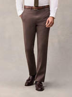 Brown Suit Pants - Slim