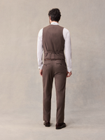 Brown Suit Vest