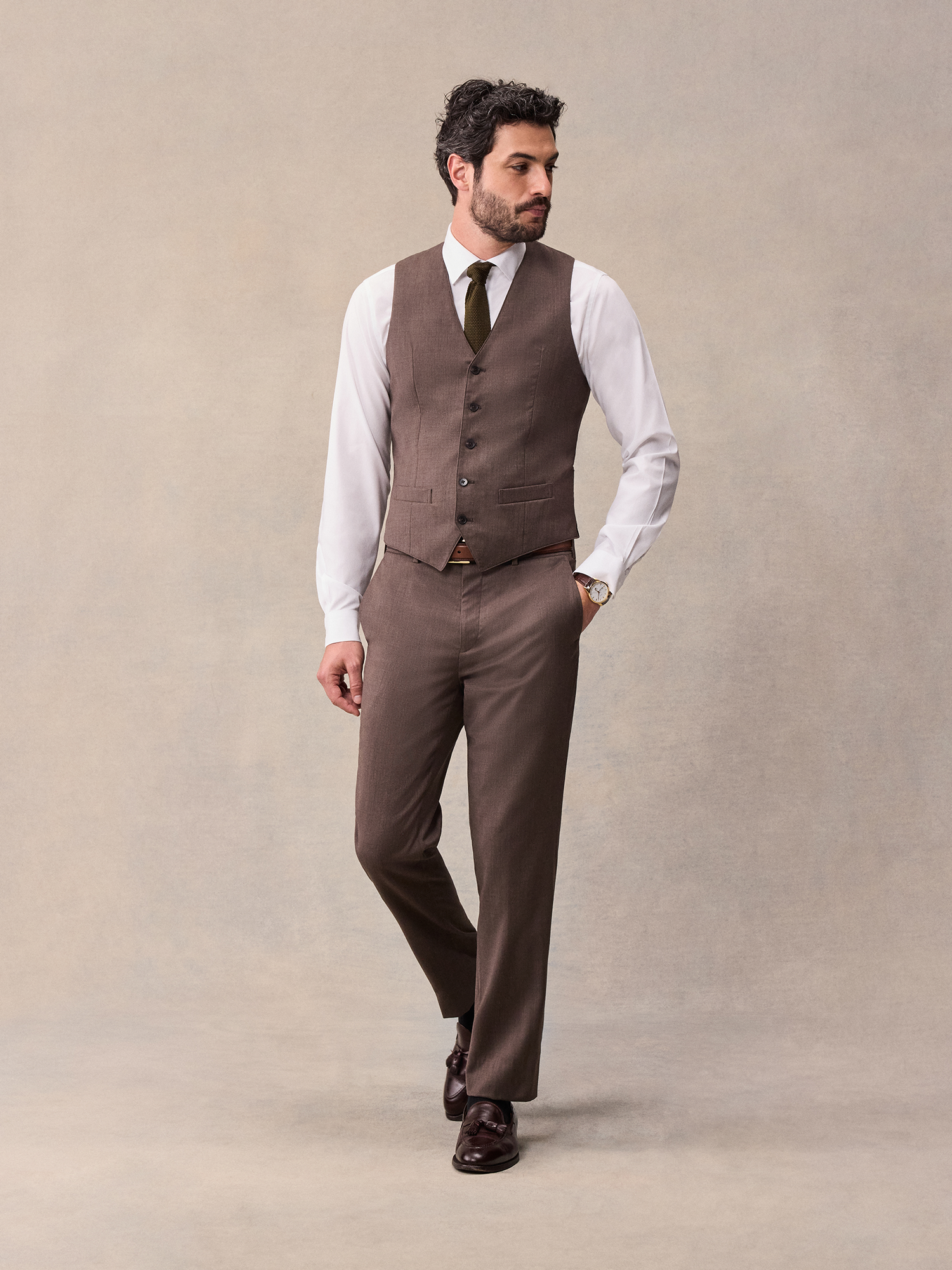 Brown Suit Vest Brown Suit Vest