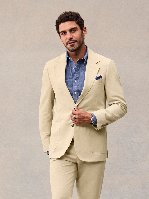 The Larchmont Suit in Harvest Tan