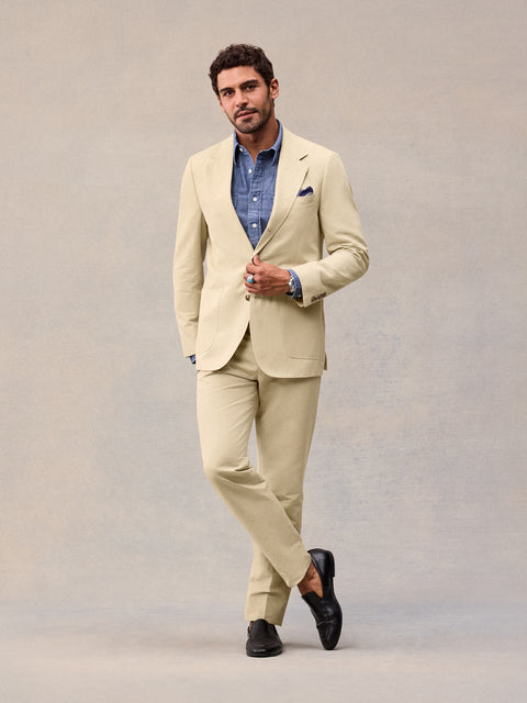 The Larchmont Suit in Harvest Tan