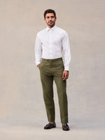 The Larchmont Pant in Vintage Olive - Regular