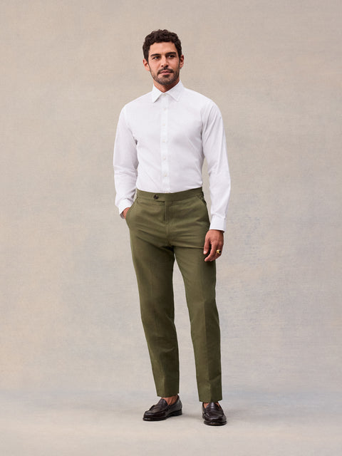 The Larchmont Pant in Vintage Olive - Regular