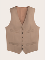 Camel Brown Suit Vest