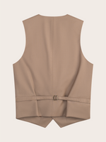 Camel Brown Suit Vest