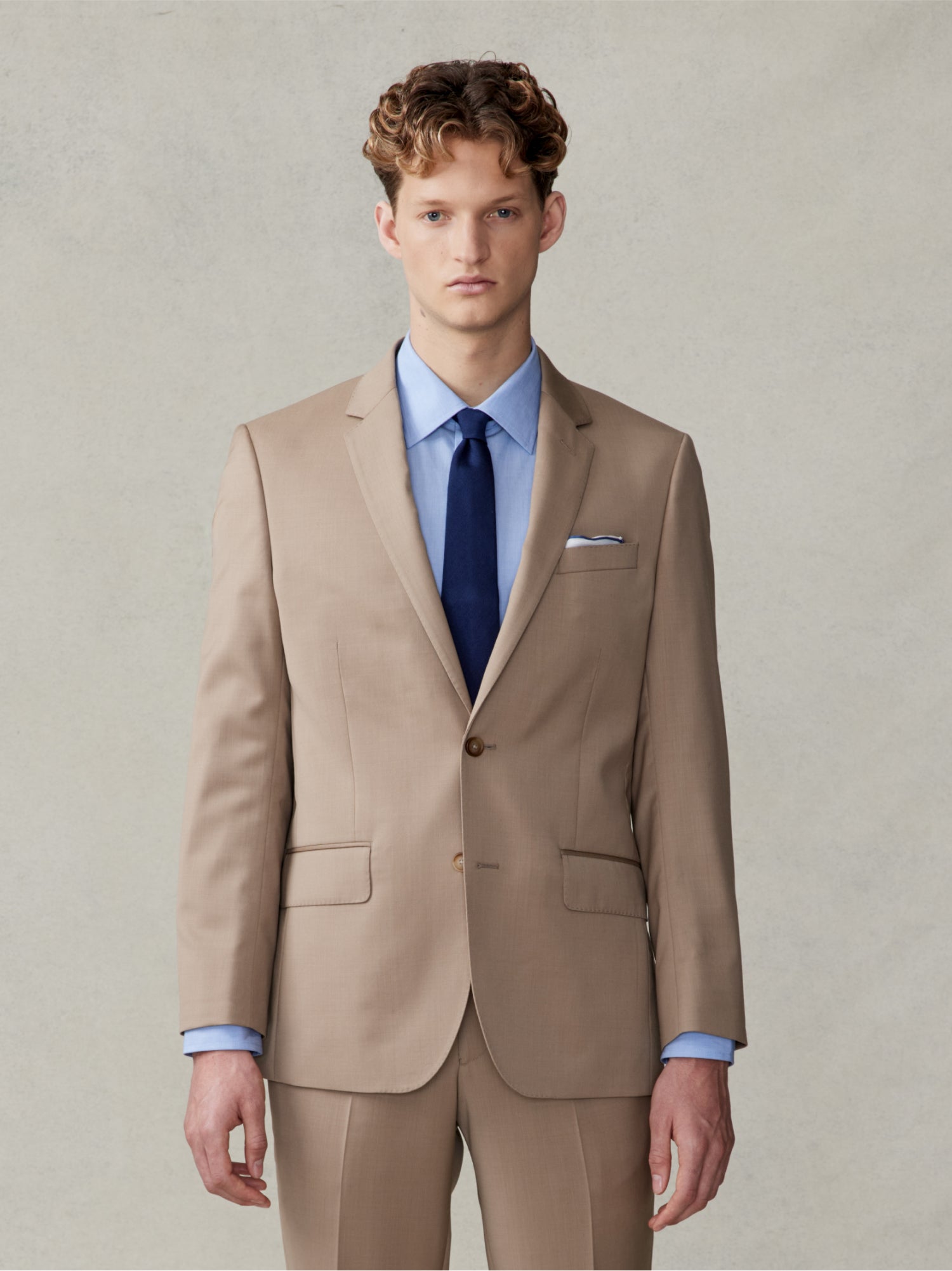 Camel Brown Suit