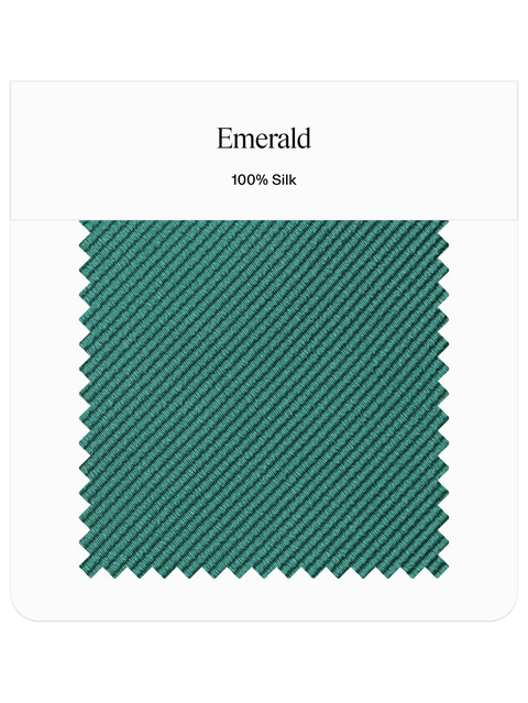 Emerald Silk Neckwear Swatch