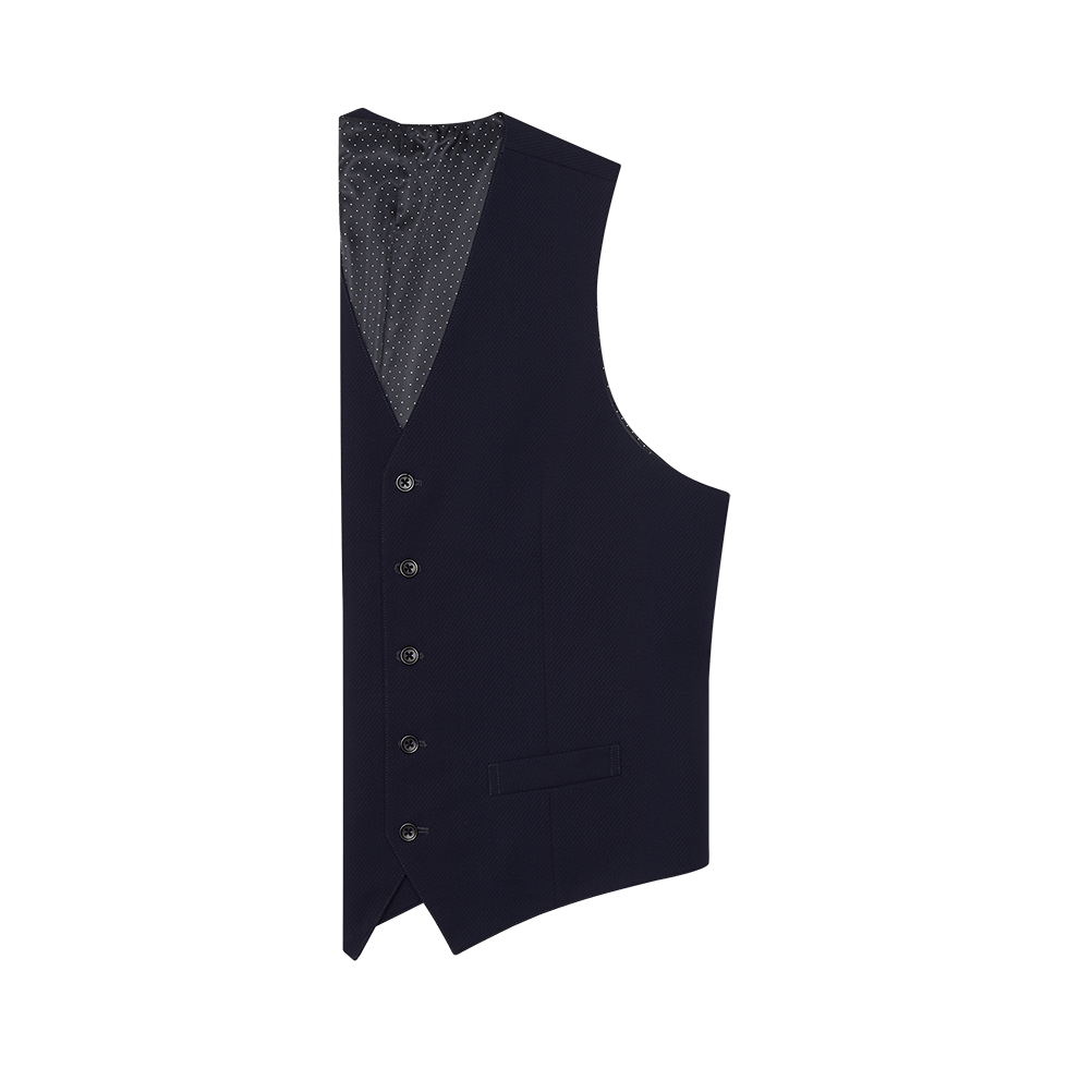 Essential True Navy Suit Vest - The Black Tux