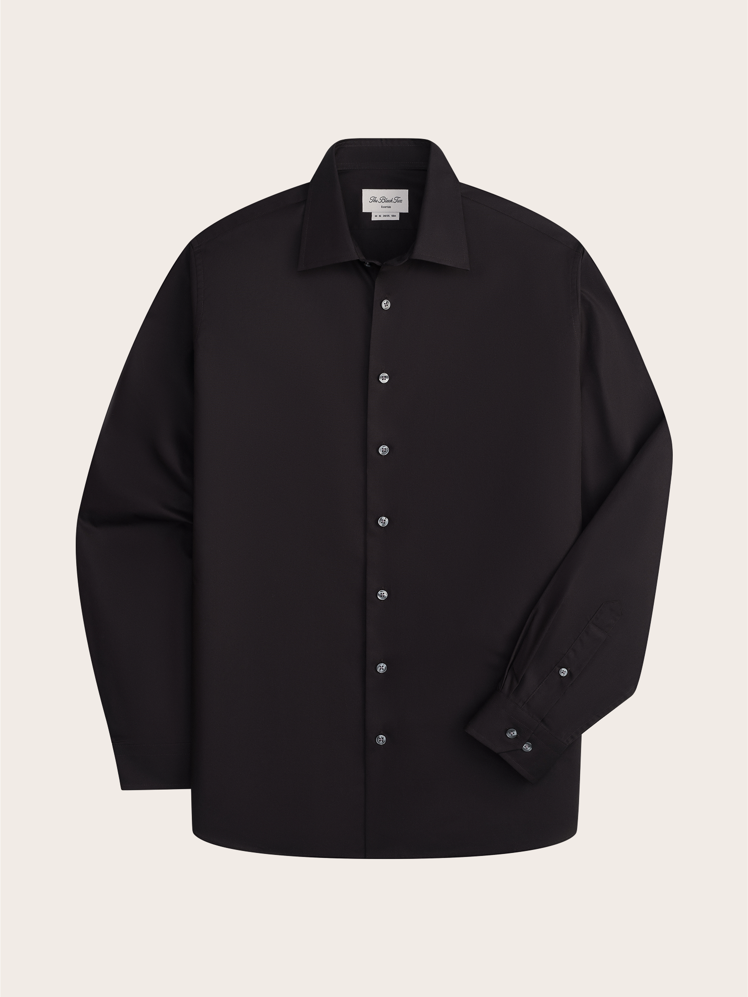 princess polly baby blue dress Black Long Sleeve Button Up main image 1