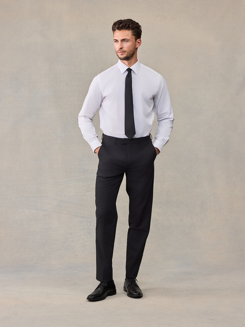 Black Essentials Suit Outfit | The Black Tux Black Essentials Suit Outfit | The Black Tux