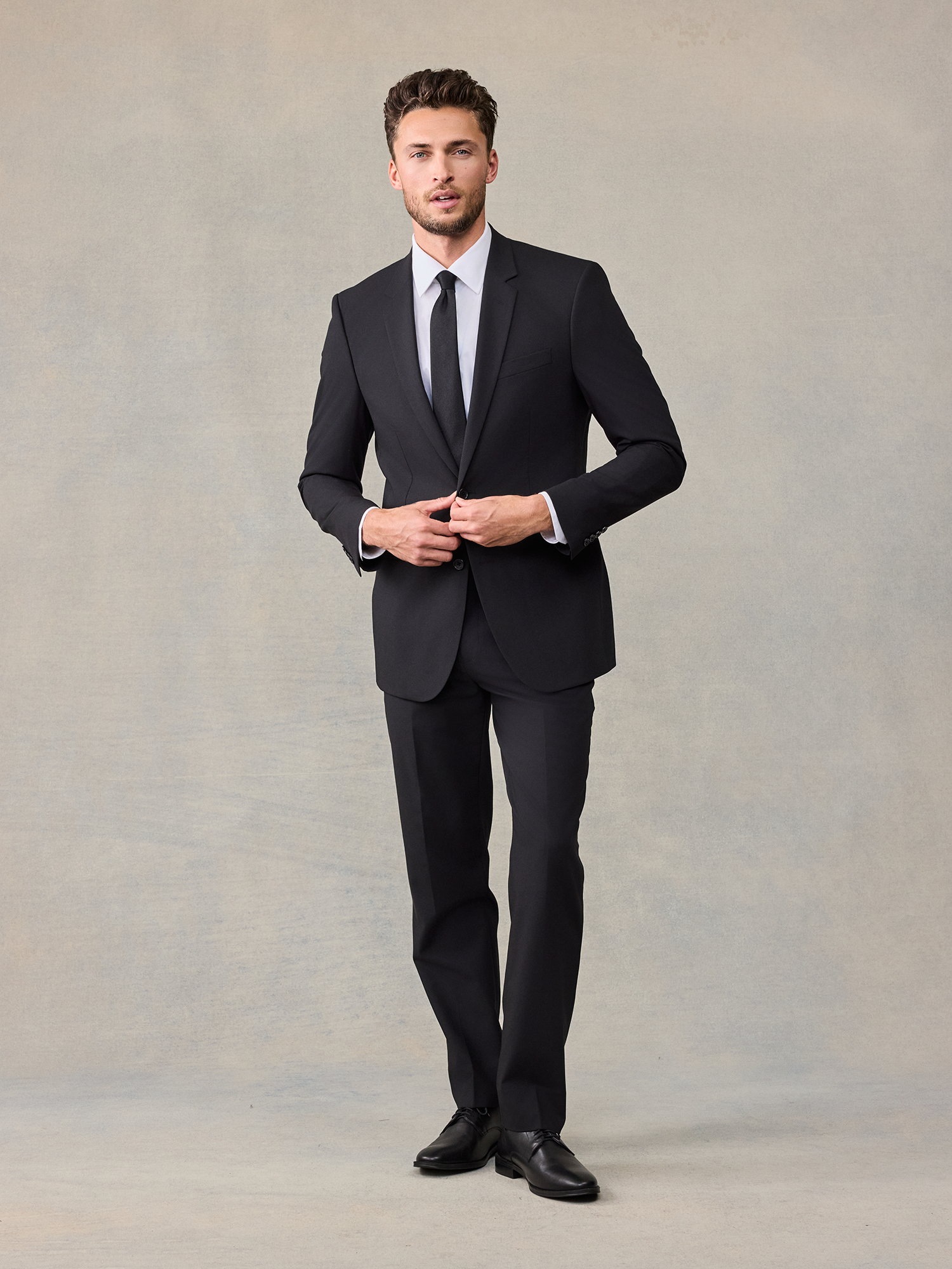 Essential Black Suit Pants - Slim