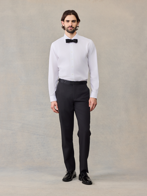 Essential Black Tuxedo Pants - Classic