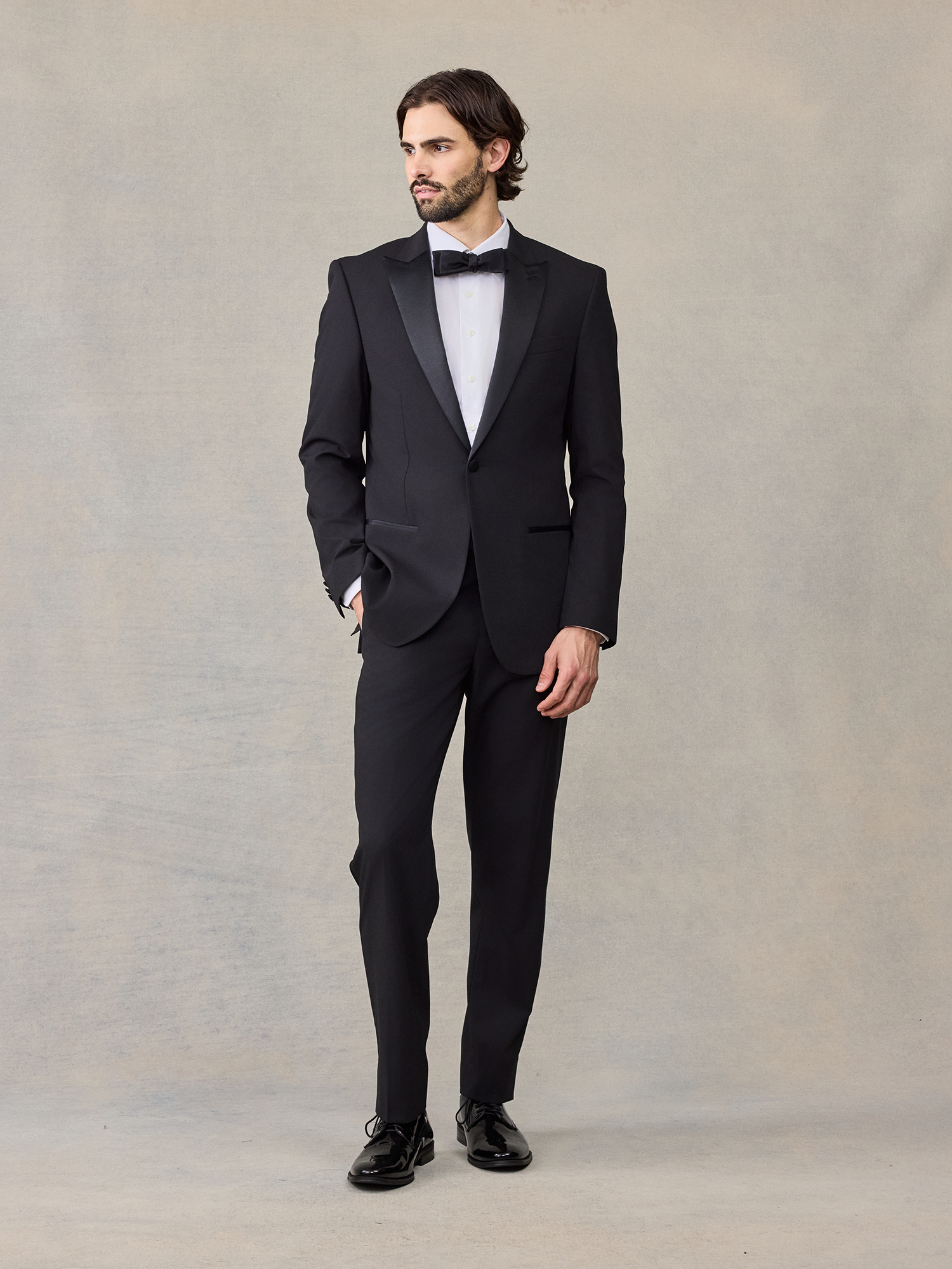 Essential Black Tuxedo Pants - Classic