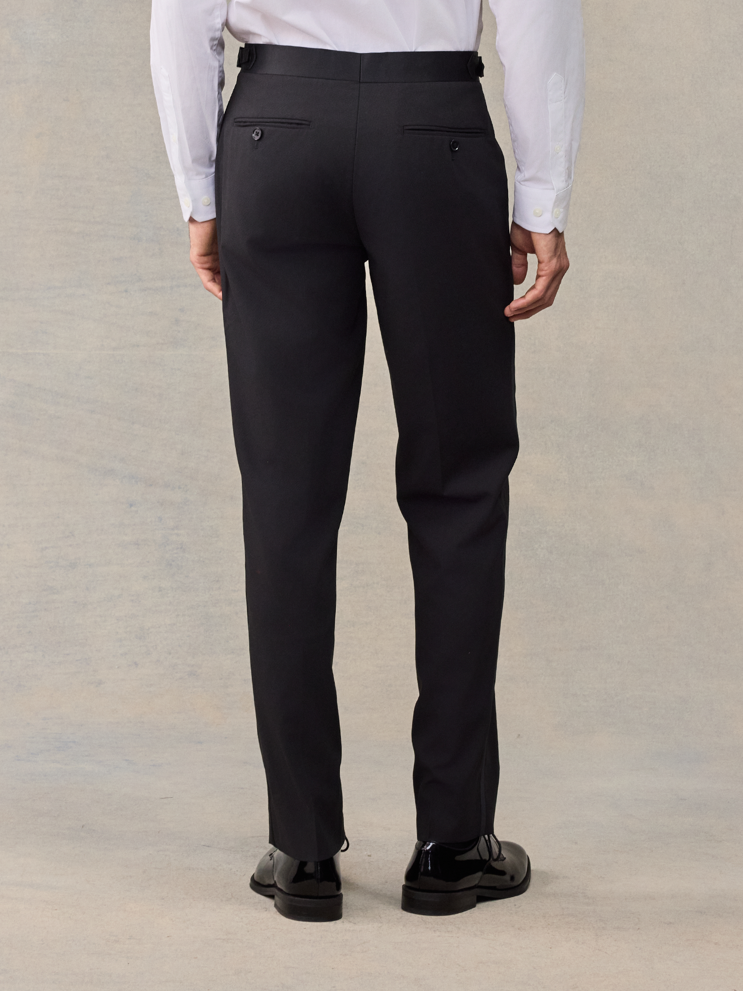 Essential Black Tuxedo Pants - Classic