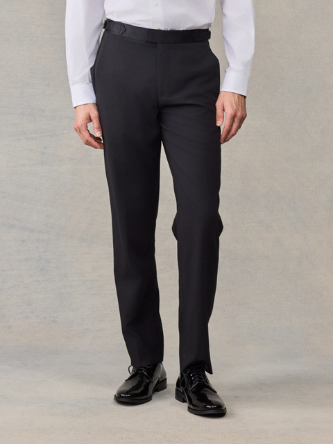 Slim Fit The Black Tuxedo Pants for Formal Wear Slim Fit The Black Tuxedo Pants for Formal Wear