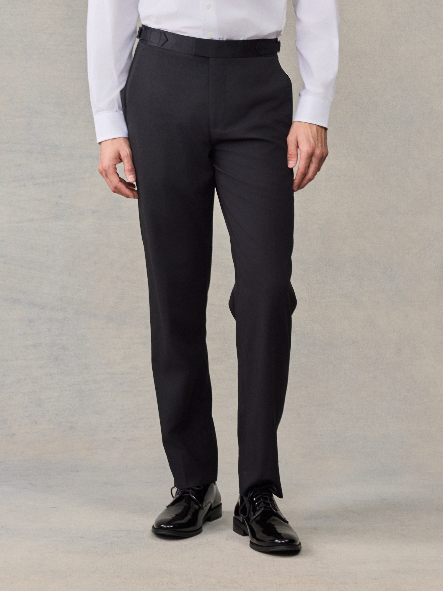 Essential Black Tuxedo Pants - Classic