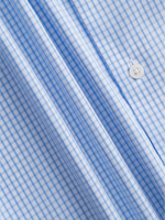 Essential Blue Windowpane Check Dress Shirt