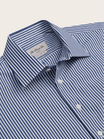 Essential Navy Stripe Dress Shirt