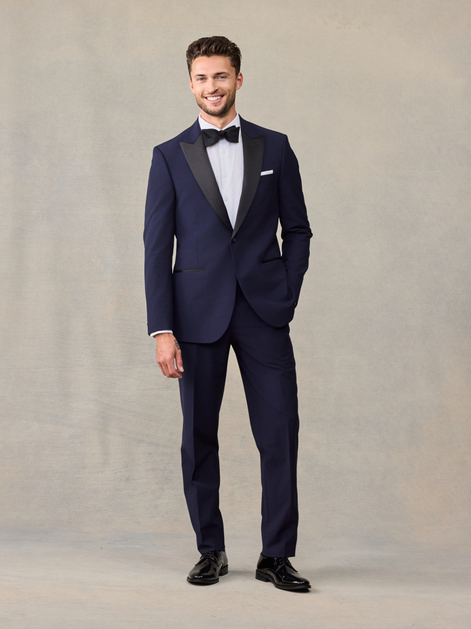 Essential Navy Tuxedo Jacket