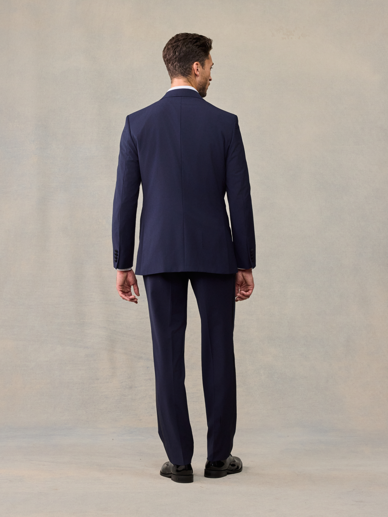 black tux navy dress Couture 1910 Arlo Navy Tuxedo Jacket (Separates) 34S Slim