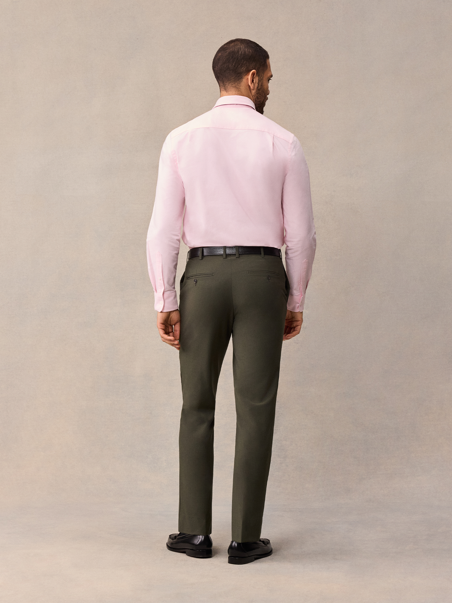 Essential Olive Suit Pants - Slim