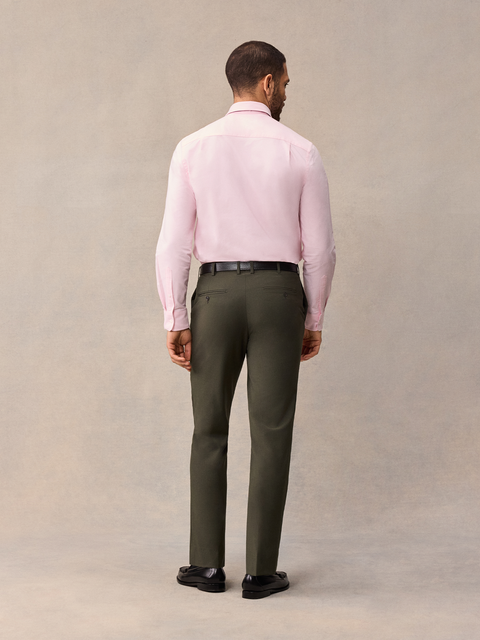 Essential Olive Suit Pants - Slim