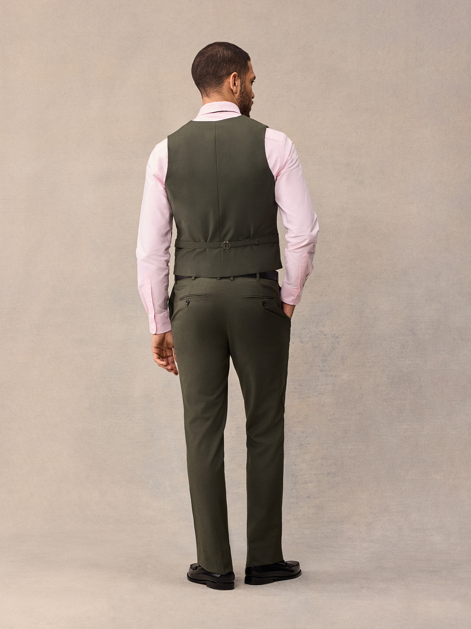 Essential Olive Suit Vest