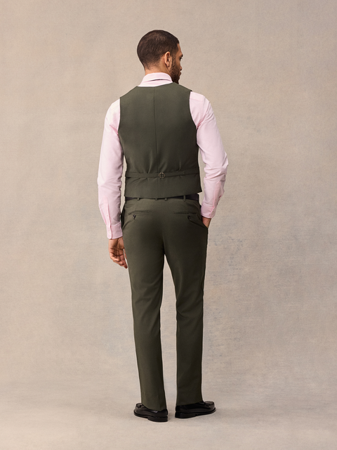 Essential Olive Suit Vest
