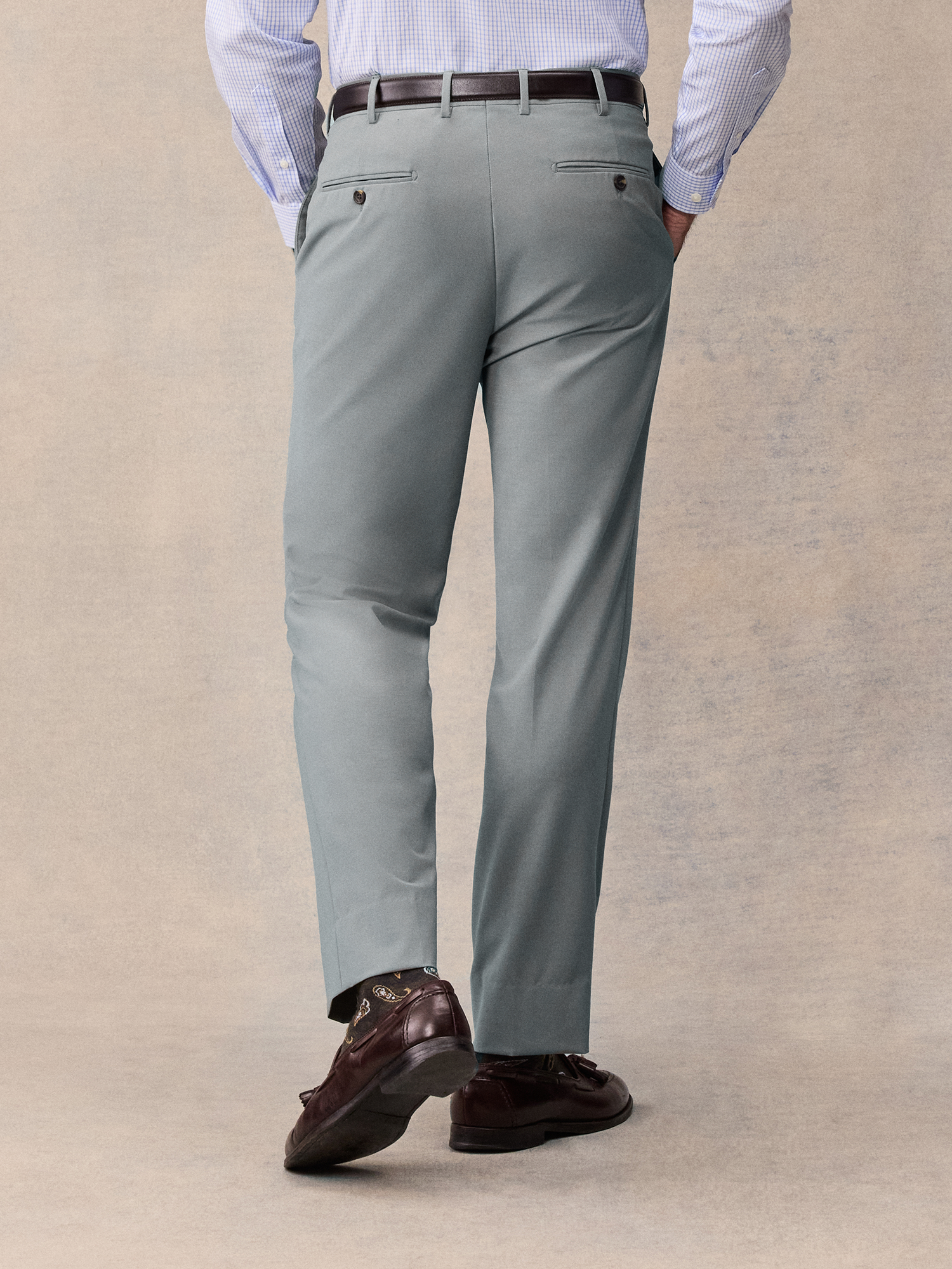 Essential Sage Suit Pants - Slim