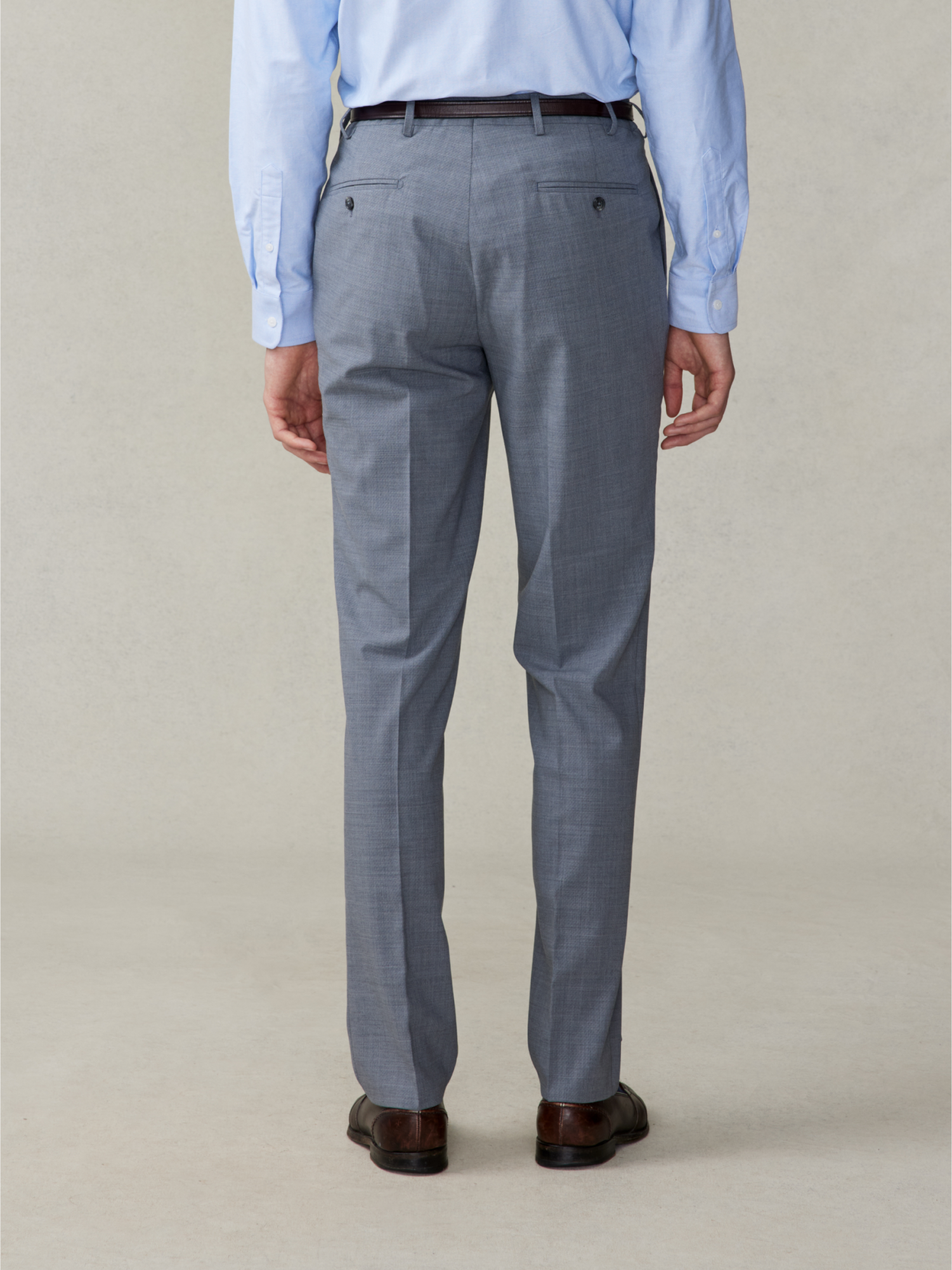Essential Slate Grey Suit Pants - Classic