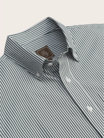 Green & White Stripe Shirt