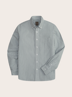 Green & White Stripe Shirt