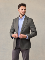 Grey Plaid Sportcoat
