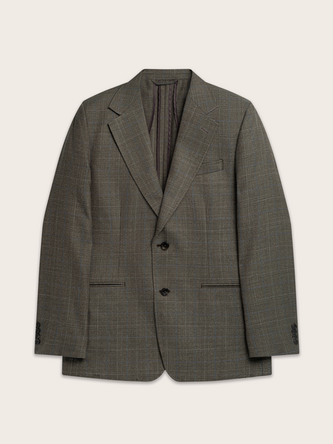 Grey Plaid Sportcoat