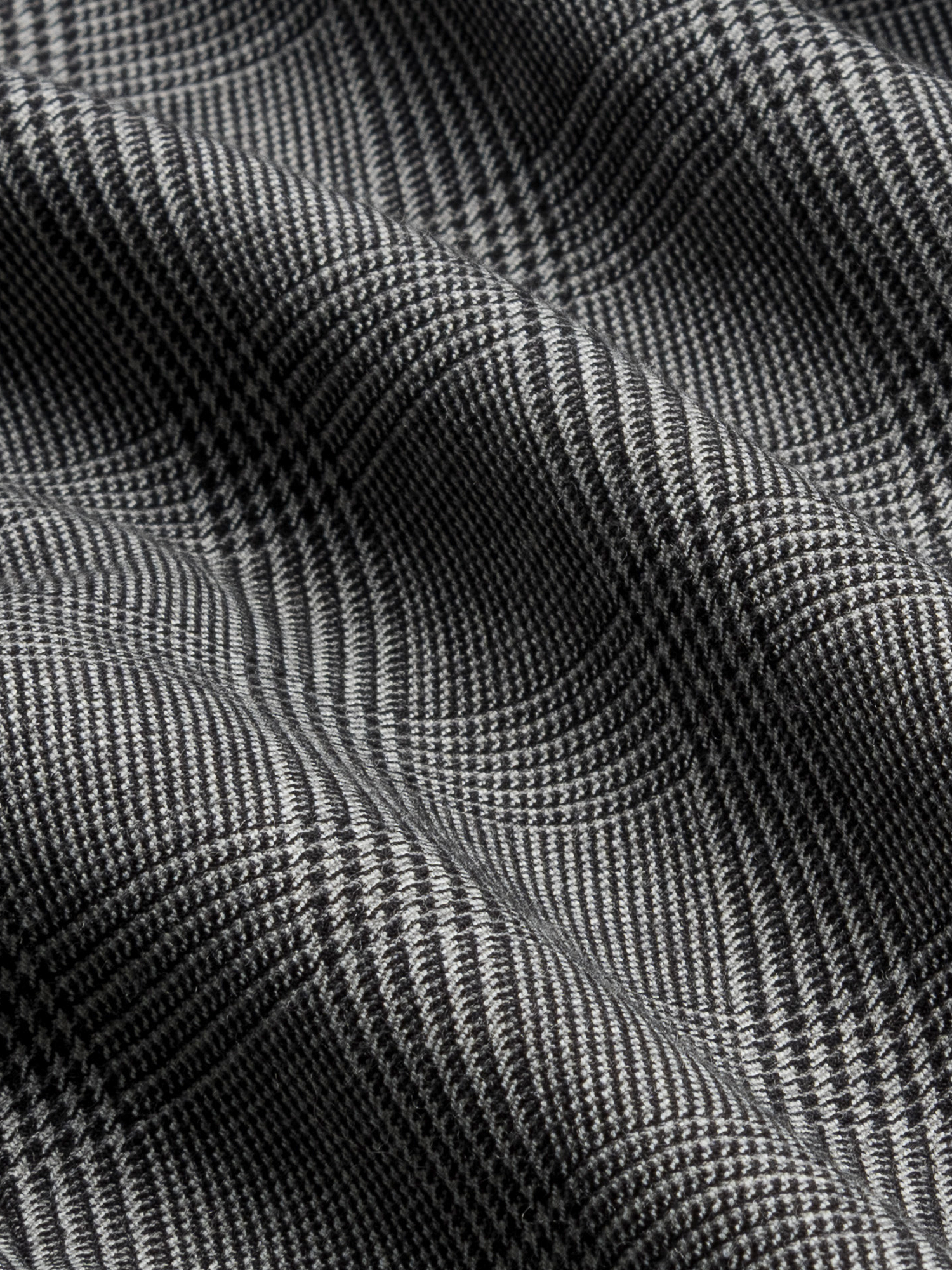 Grey Plaid Wool Suit