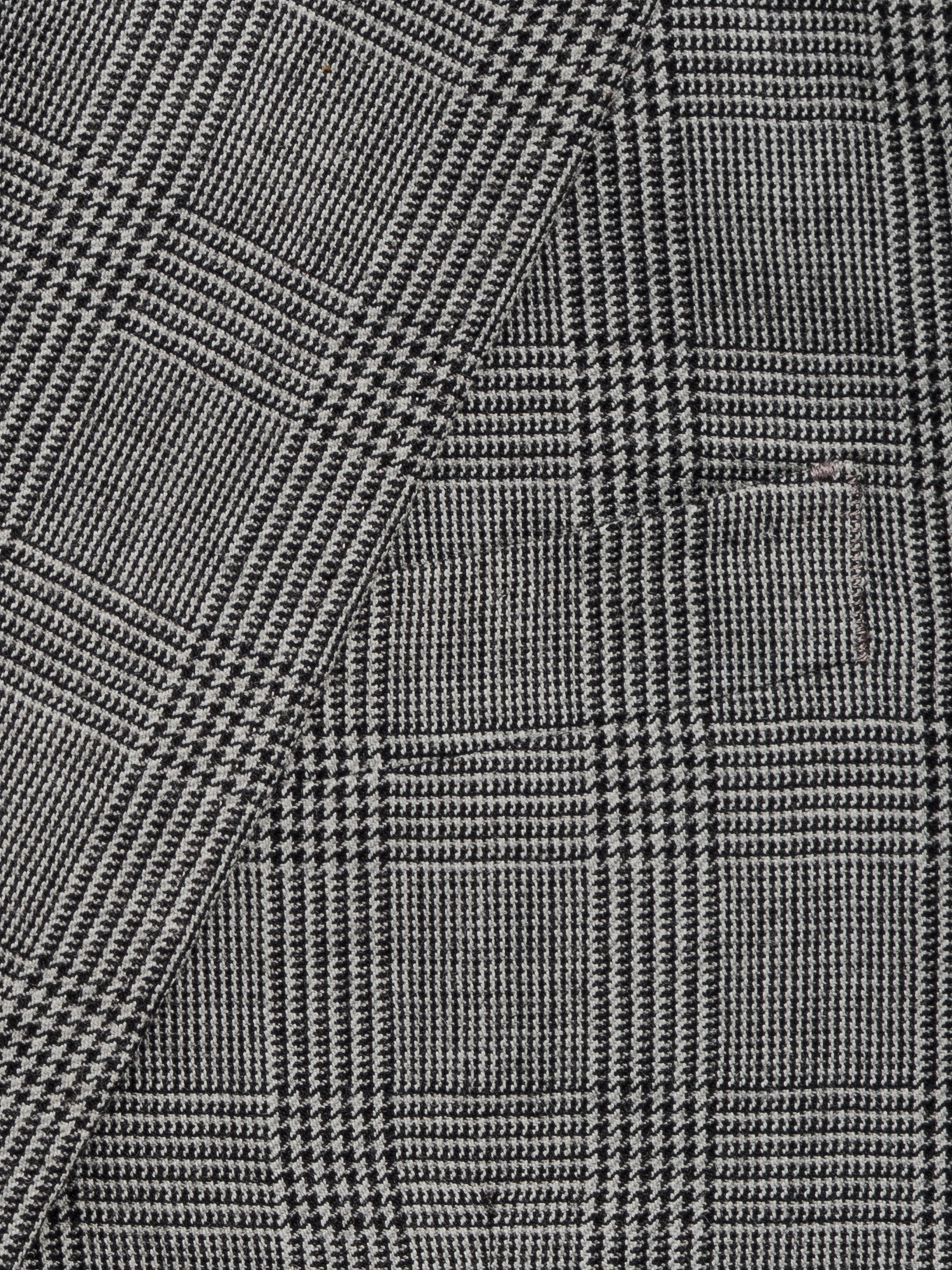 Grey Plaid Wool Suit